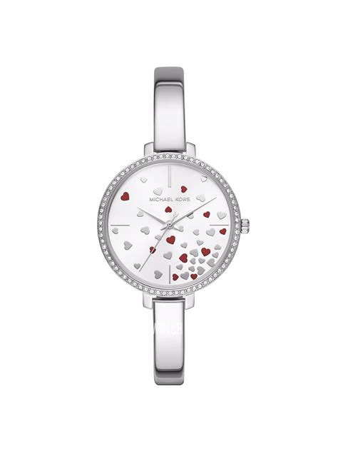 michael kors watch mk3976|Michael Kors Jaryn 36mm Steel Silver Hearts Dial Ladies Quartz .